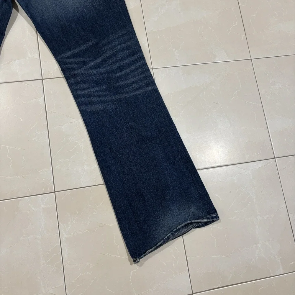 VTG Y2K Abercrombie Fitch Baxter Jeans Men's 34x31 Low Rise Slim Boot Distressed
